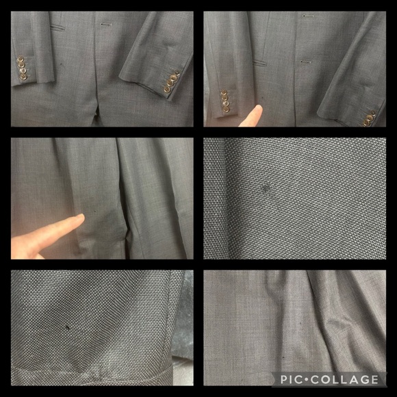 Armani Collezioni Gray Classic Suit with Notch Lapel Sz 42L— pant, 42 R jacket - Picture 7 of 10